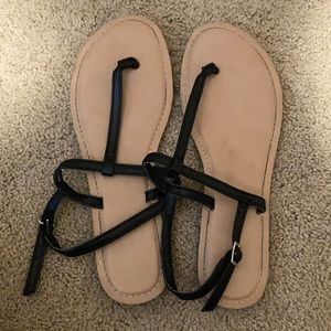 Black sandals